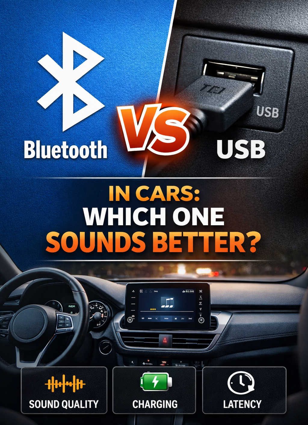 Bluetooth vs USB Audio in Cars