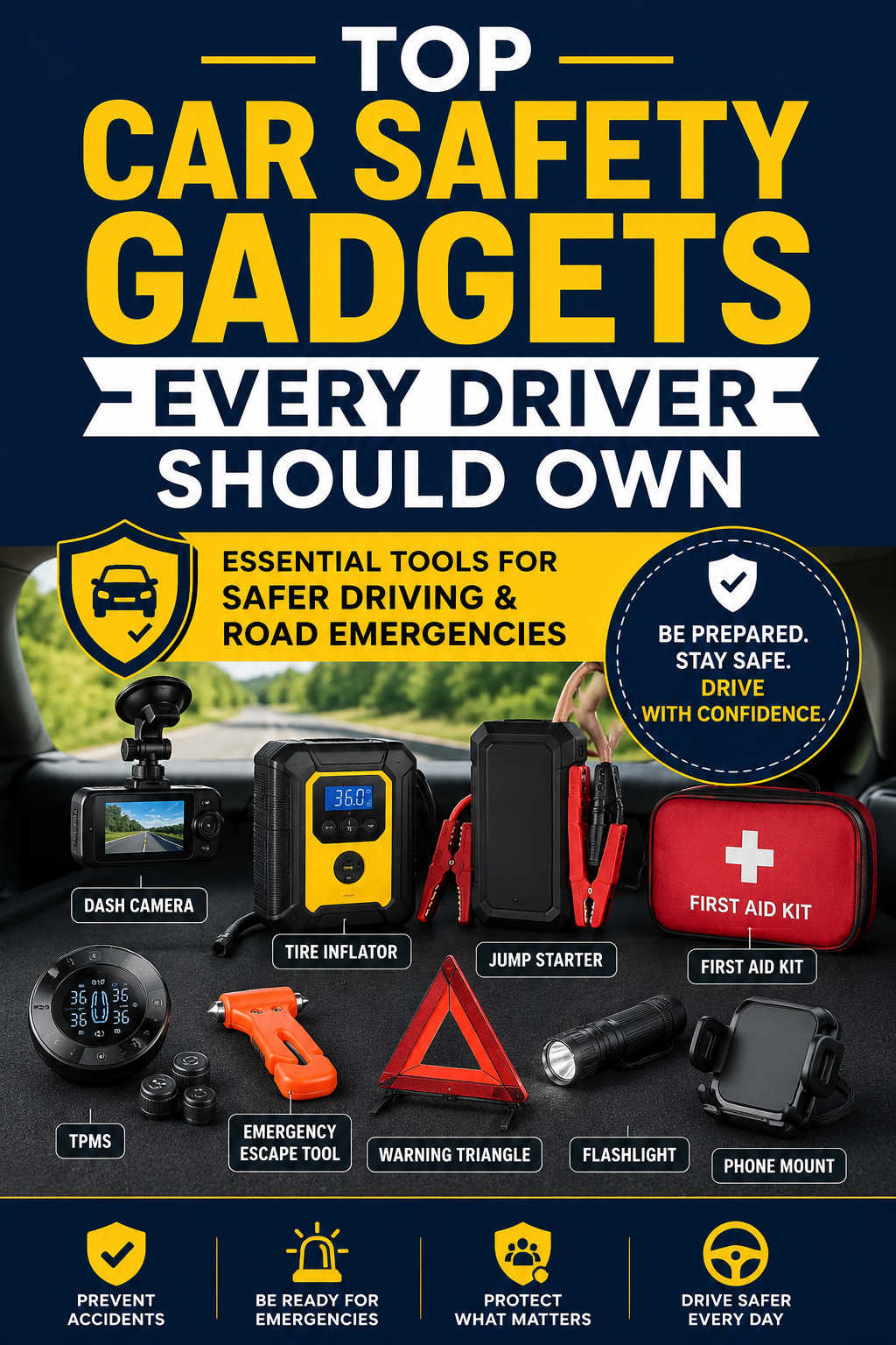 Top Car Safety Gadgets Every Driver Should Own for Safer Travel