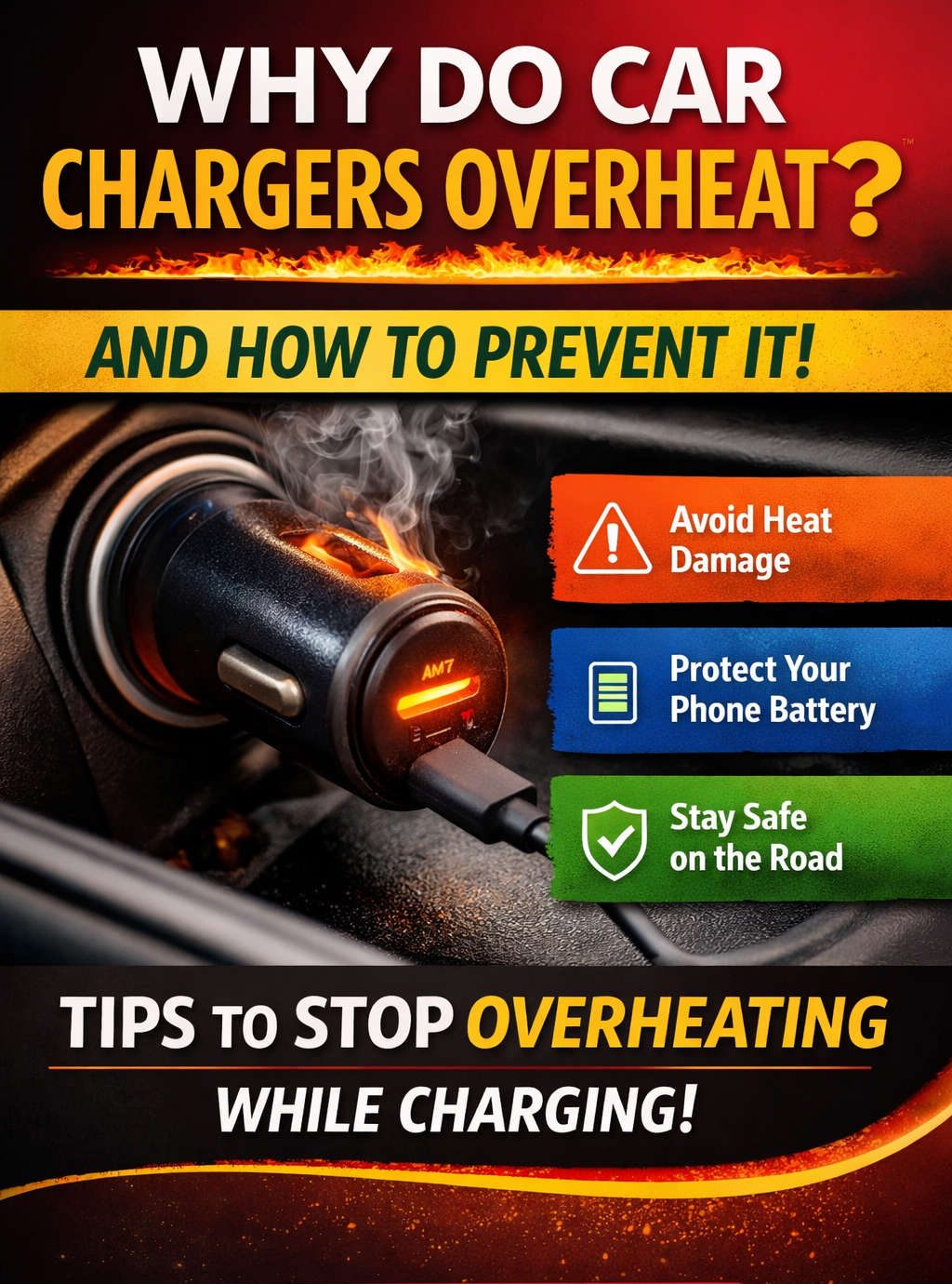 Why Car Chargers Overheat and How to Prevent Damage While Charging