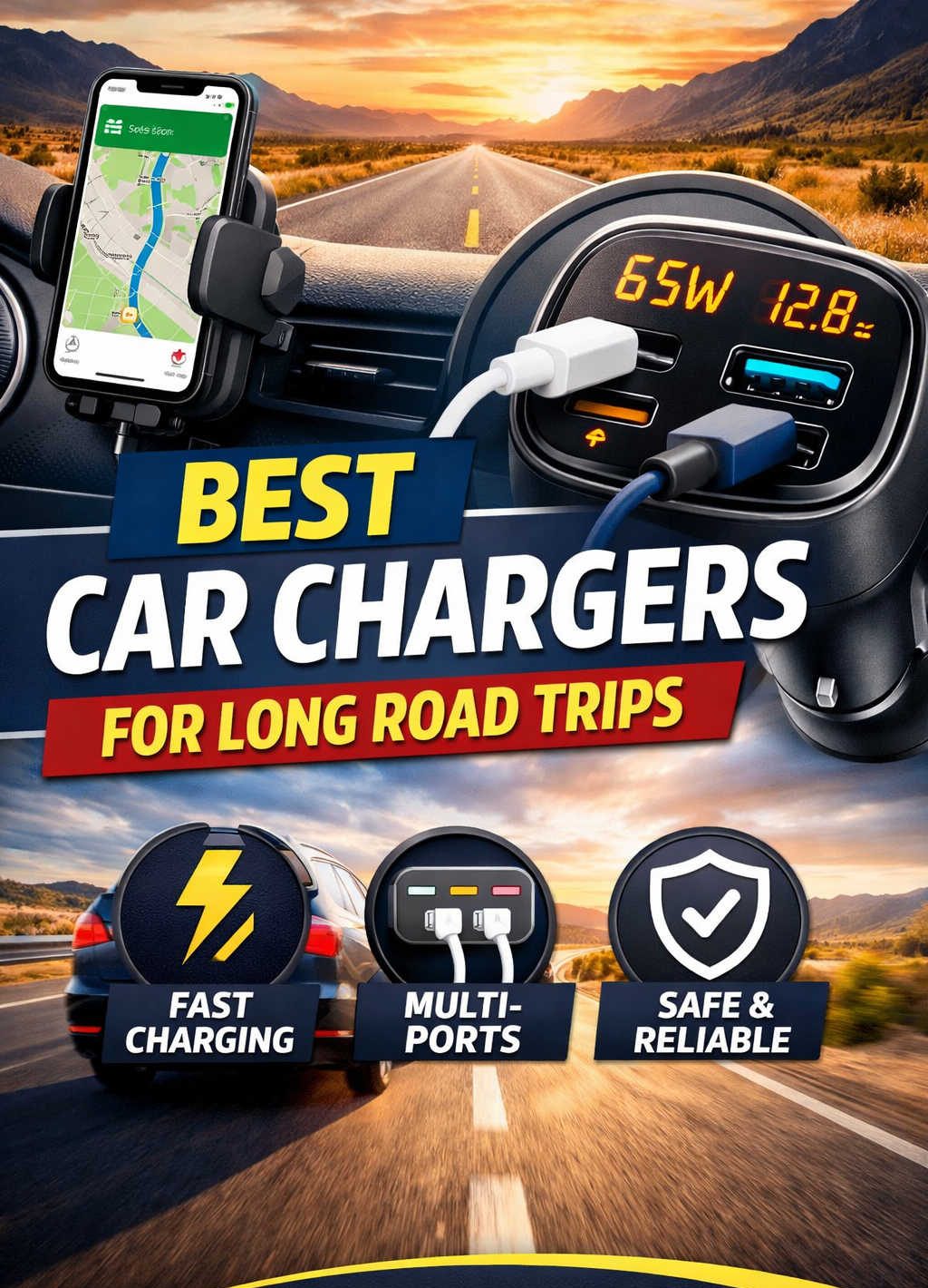 Best Car Chargers for Long Road Trips (Fast & Reliable)