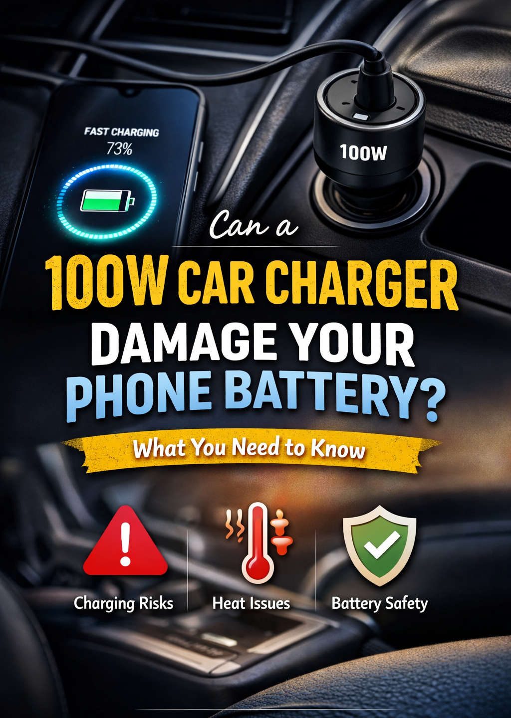 Can a 100W Car Charger Damage Your Phone Battery? What You Need to Know