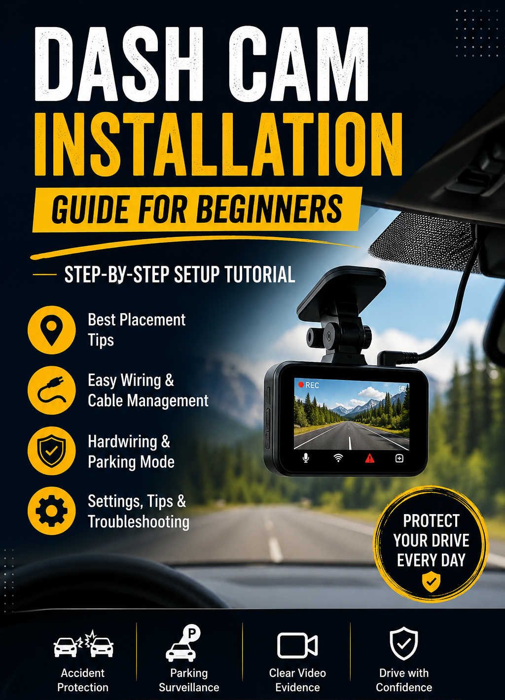 Dash Cam Installation Guide for Beginners
